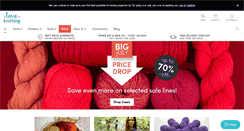 Desktop Screenshot of loveknitting.com